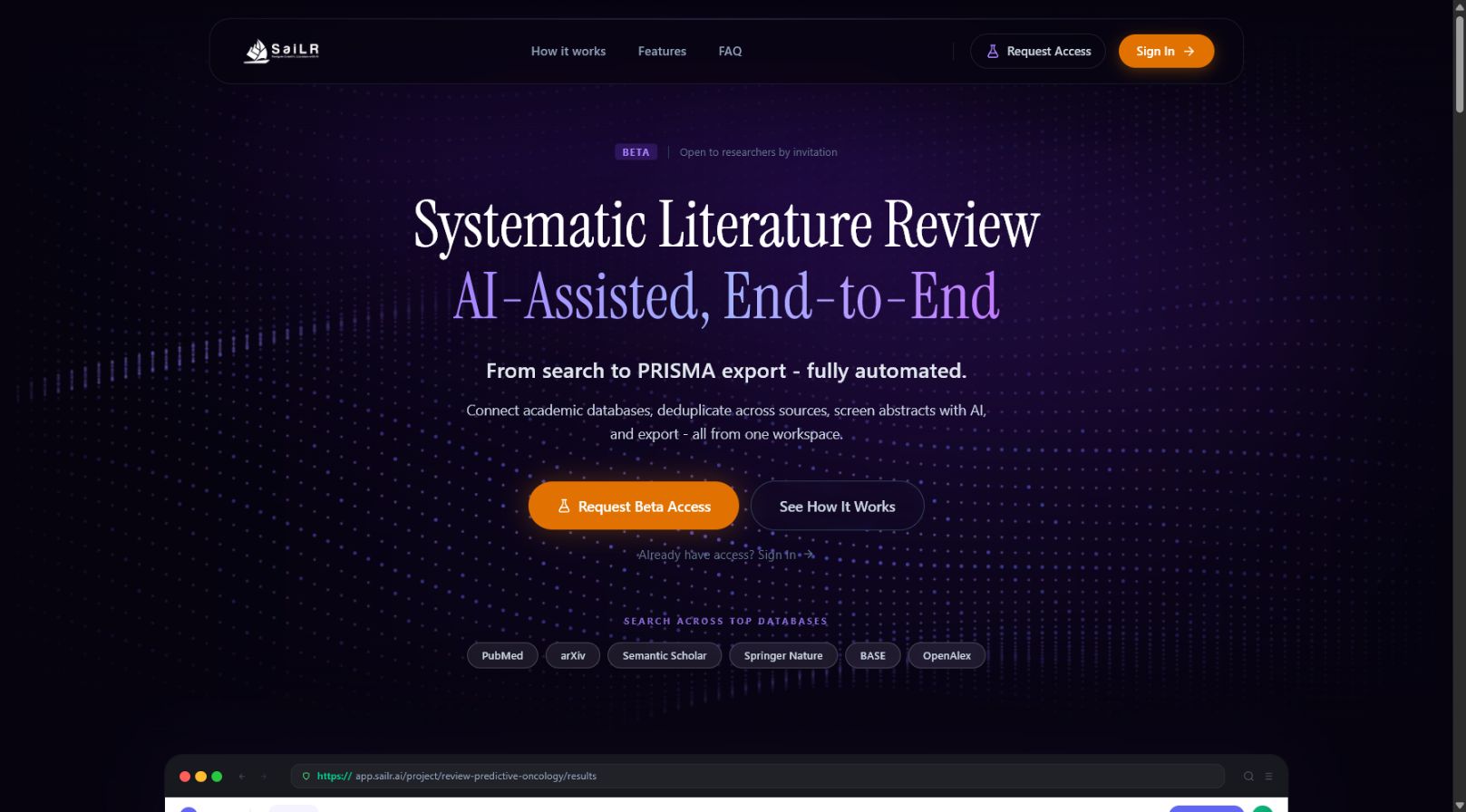 SaiLR project screenshot