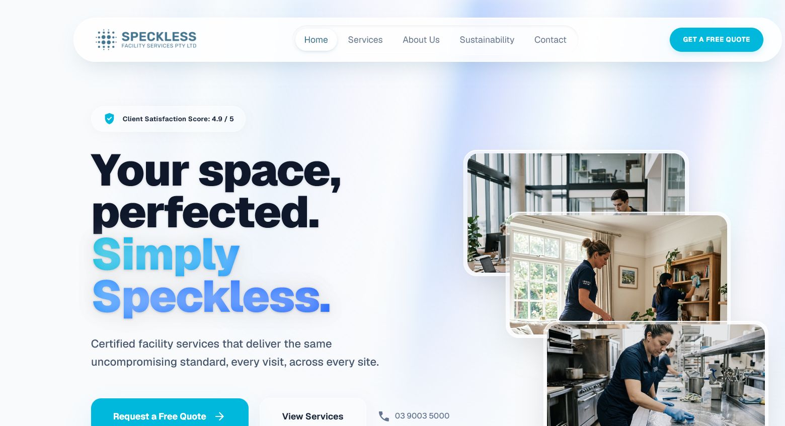 Speckless FS project screenshot